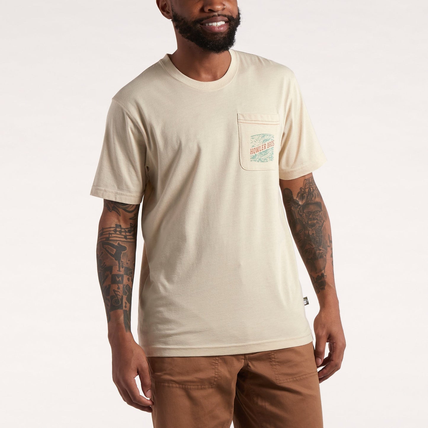 Howler Brothers Tarpon and Tube Pocket T-Shirt