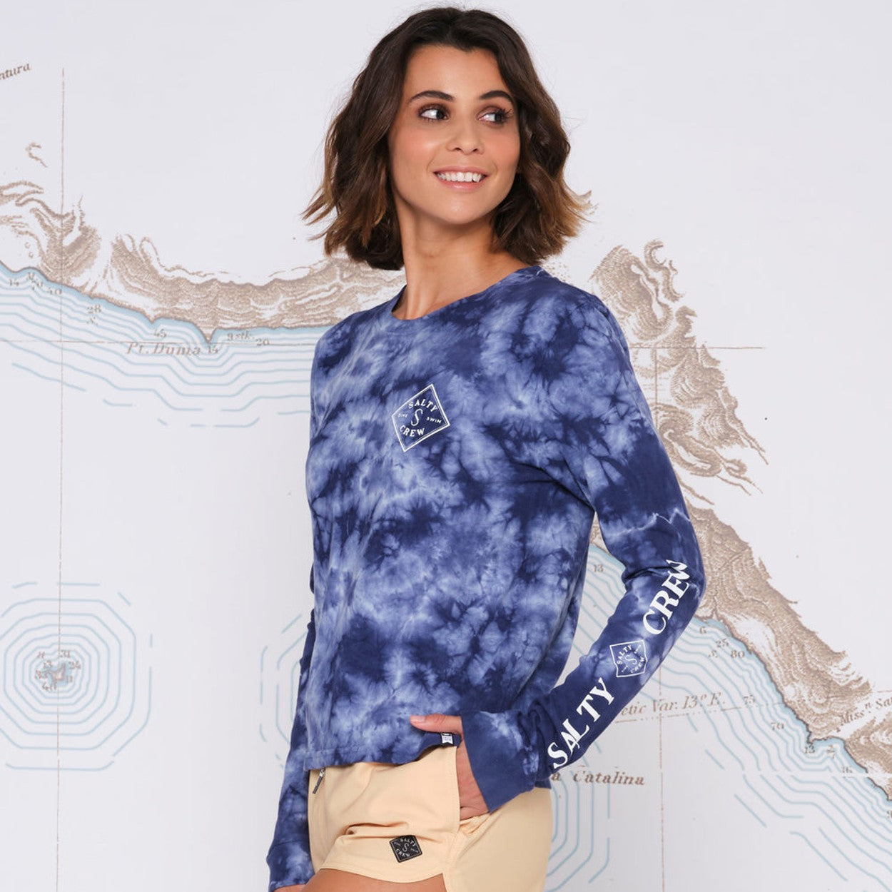 Salty Crew Tippet Long Sleeve Skimmer Tee