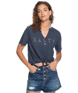 Roxy Salty Notched T-Shirt - 88 Gear