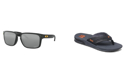 Reef Fanning Sandals and Oakley Holbrook Sunglass Package - 88 Gear