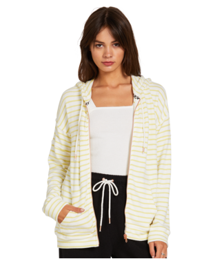 Volcom Lived In Zip Hooded Fleece -tropic