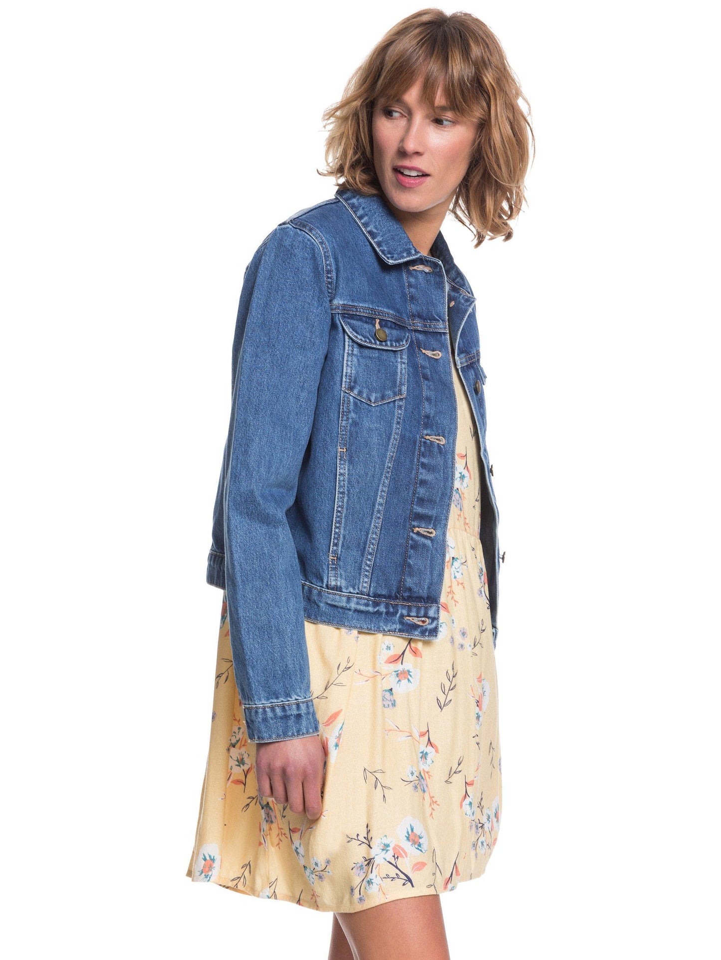 Roxy Tiger Eyes Denim Jacket - 88 Gear