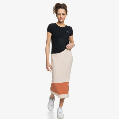 Roxy On My Cloud Stripe Skirt