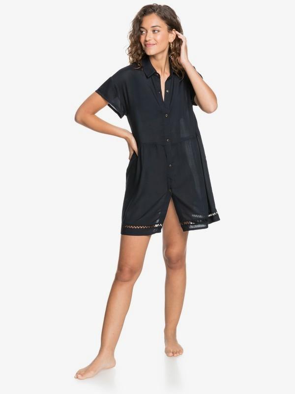 Roxy Beauty Truth Beach Shirt Dress