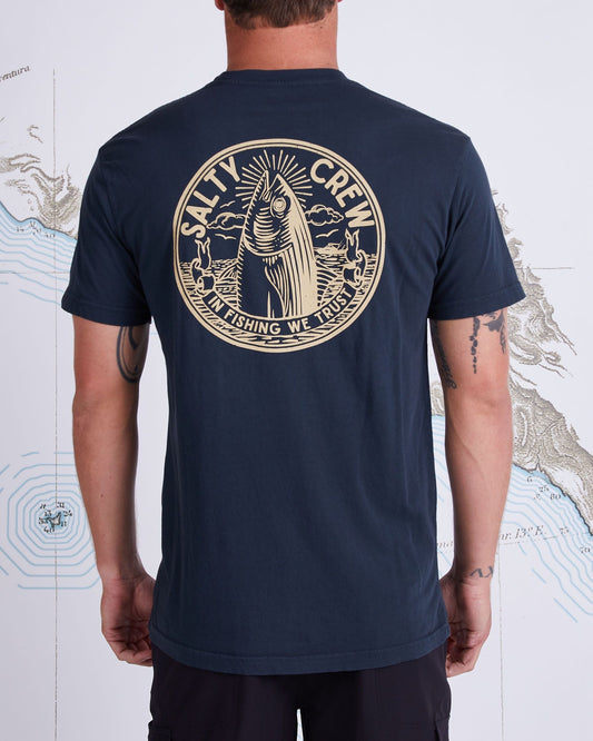 Salty Crew In Fishing We Trust Premium Tee