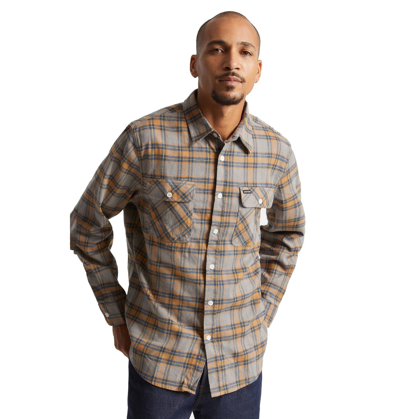 Brixton Bowery Stretch Crossover Flannel