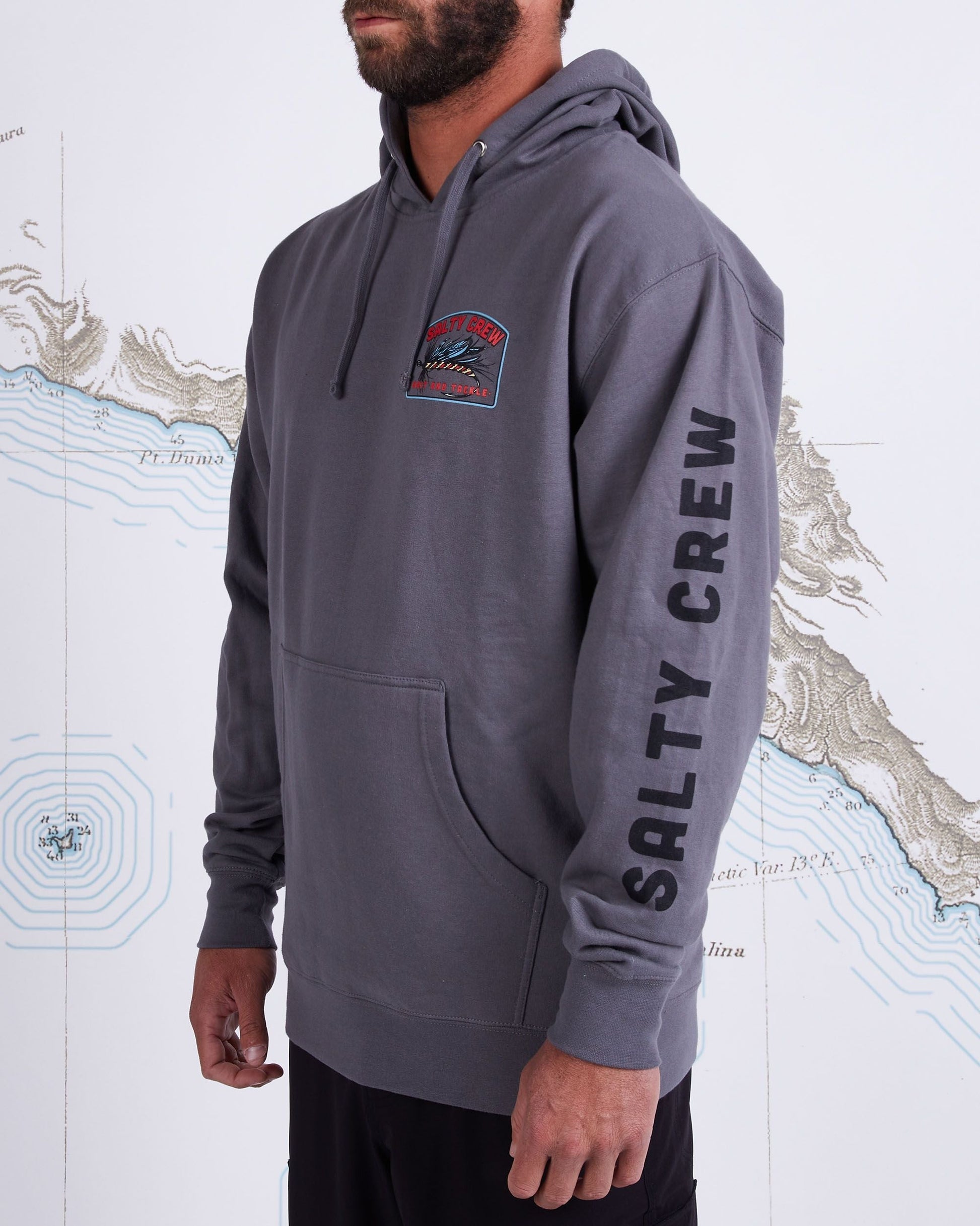 Salty Crew Fly Drop Hood Fleece